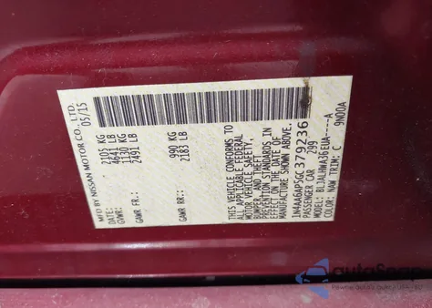 2016 Nissan Maxima 3.5 Platinum from USA, damaged, VIN 1N4AA6AP5GC379236